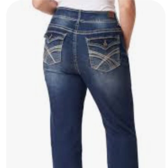 WallFlower Plus InstaStretch® Legendary Classic Fit Bootcut Jeans Sz 16 - Picture 4 of 9